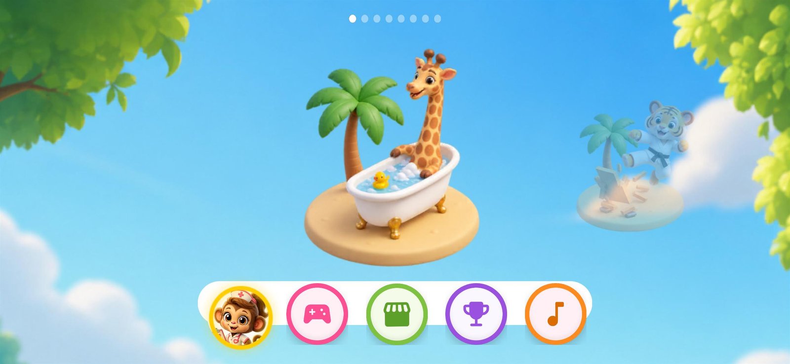 Talkyzoo home screen